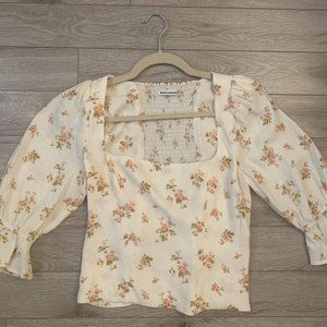Reformation Ana Top (Ivory)